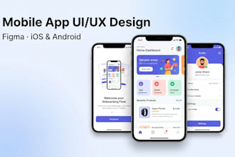 design polished, brand ready mobile app screens in figma