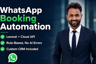 build whatsapp business automation bot for bookings
