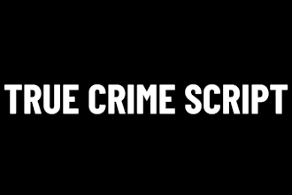 do true crime script and podcast script