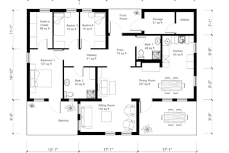 draw professional 2d autocad floor plan
