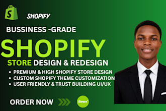 build shopify store, shopify store design, shopify dropshipping  development