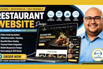 build restaurant website with online ordering and wordpress restaurant design