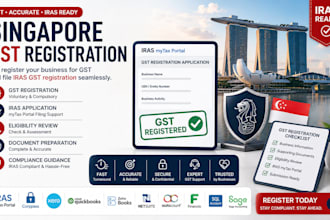 register singapore gst and file iras gst registration