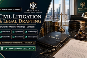 draft lawsuits, complaints, legal motions, and civil litigation documents