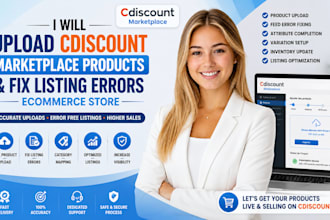 upload cdiscount marketplace products fix bulk product listing upload errors
