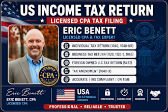 prepare and efile form 5472, 1120, 1040nr, US llc tax filing, income tax return