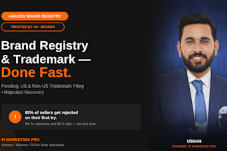 register your amazon brand registry and file usa trademark registration fast