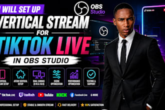fix tiktok live obs stream key, connection and streaming issues