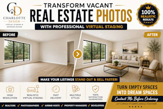transform vacant real estate photos with virtual staging