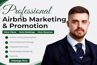 do airbnb promotion, airbnb listing, booking, vrbo