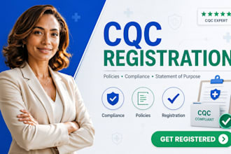 prepare cqc registration, policies, statement of purpose and compliance