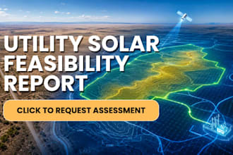 do utility scale solar farm pre feasibility desktop site assessment report