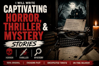 write captivating horror, thriller, and mystery stories