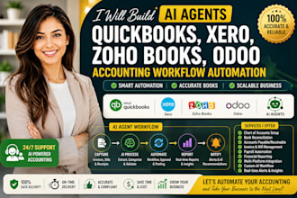 build ai agents quickbooks xero zoho books odoo accounting workflow automation