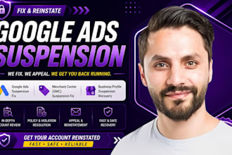 fix google ads suspension and reactivate adwords on appeal