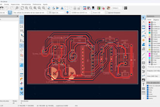 design professional pcb layout and routing in kicad or proteus