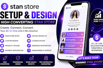 setup stan store etsy stan store upload digital product stan store marketing