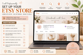 create and optimize your etsy store for more sales