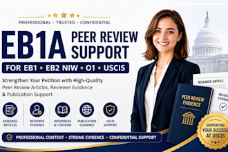 provide eb1a peer review reviewer evidence for eb1 eb2 niw o1 uscis