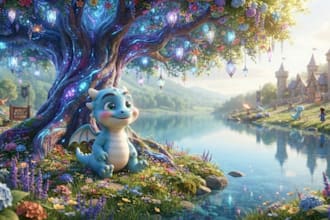 create a 3d pixar style, 3d character and cartoon characters