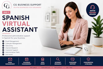 be your reliable spanish virtual assistant for admin support
