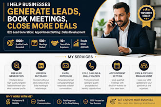 be your expert b2b appointment setter and sdr