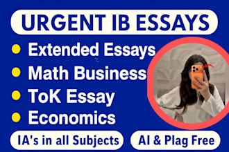 write and check ib extended essay, ia, hl, sl, ee, io, ias, ess