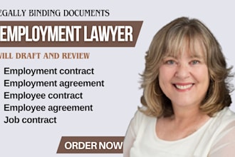 draft employment contract and employer employee legal agreement