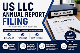 file your US llc annual report for residents and non residents