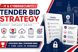 write your IT and cybersecurity tender bid strategy engineering and fm tenders