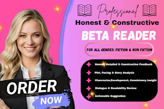 critically beta read your romance, lgbtq, fantasy, german, science fiction book