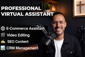 be your virtual assistant for CRM, ecommerce, video content