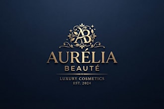 design a luxury makeup logo for your beauty brand