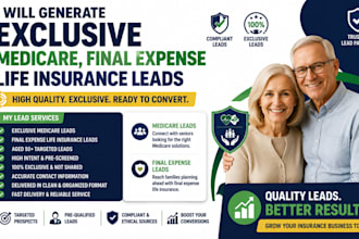 be your medicare and final expense leads generation consultant