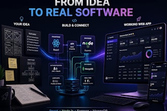 build custom mern web app for your business or startup