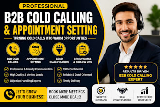 janitorial cold calling, appointment setting, lead generation and telemarketing