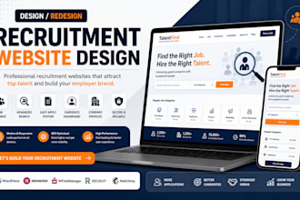 recruitment website, job board website, staffing website, job portal