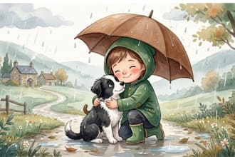 do children story book, book illustration water color illustration picture book