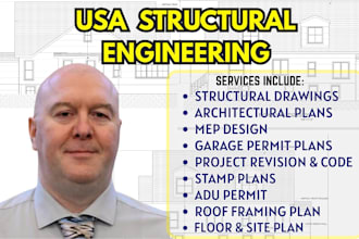 draw architectural engineering drawing stamp permit ready plan mep city permit