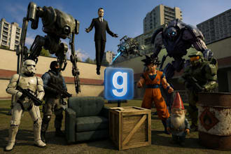 port and rig custom models for garrys mod gmod as player models, npcs, props