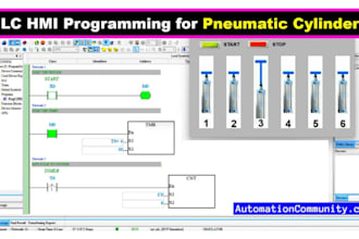 program plc, hmi programming and design for manufacturing and building machines
