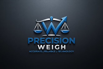 design a professional weighing machine logo for your business