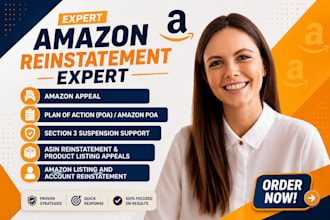 write amazon appeal letter, poa to fix amazon suspension and reinstatement