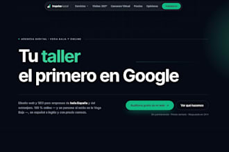 build a professional website for your local business