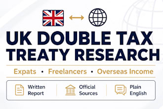 research UK double tax treaties for expats and overseas income