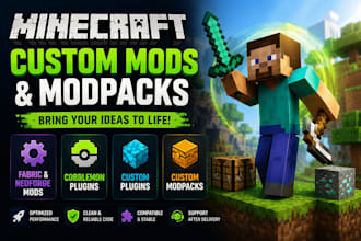 create minecraft fabric mod, neoforge mod, cobblemon plugin and custom  modpack
