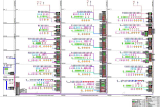 electrical design and all elv design 2d autocad