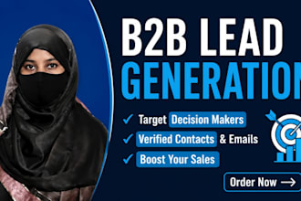 do targeted b2b lead generation and email list building