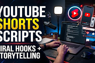 write engaging youtube shorts scripts with viral hooks