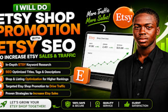 do etsy shop promotion with etsy seo to increase etsy sales and traffic